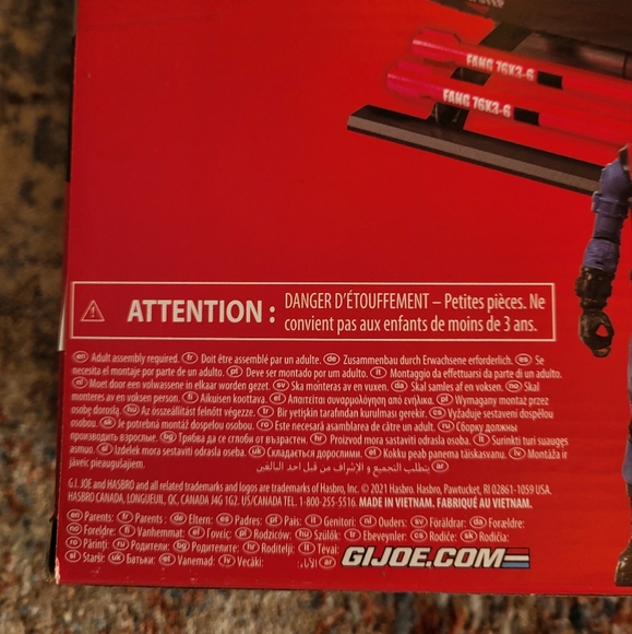 G.I. Joe Retro Collection Cobra F.A.N.G. FANG BRAND NEW Walmart Exclusive Toy - Picture 12 of 12